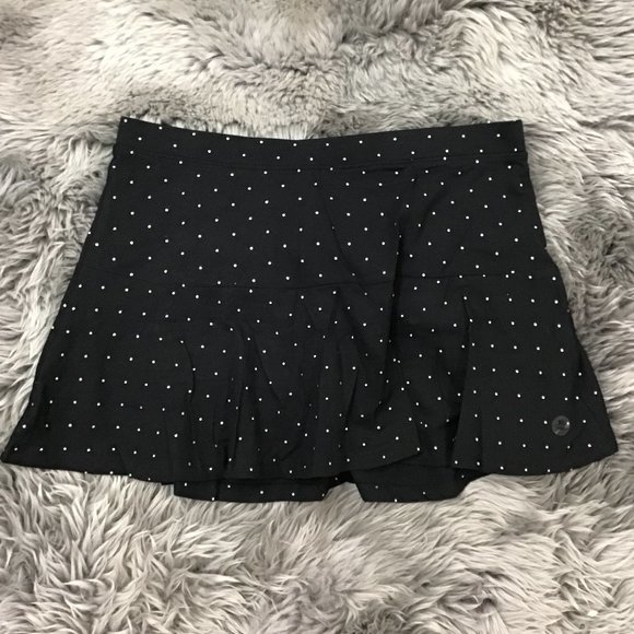 CRB | Girl's Skort | Black | Silver | Dots | XLarge - Picture 3 of 3